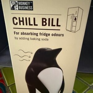 Fridge Penguin Baking Soda Deodorizer | Chill Bill - NIB